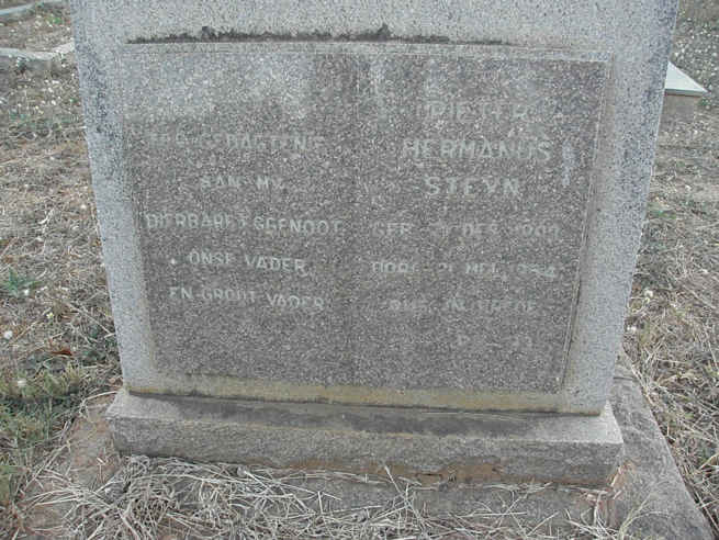 STEYN Pieter Hermanus -1954