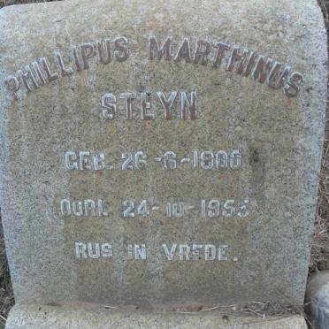 STEYN Phillipus Marthinus 1900-1955