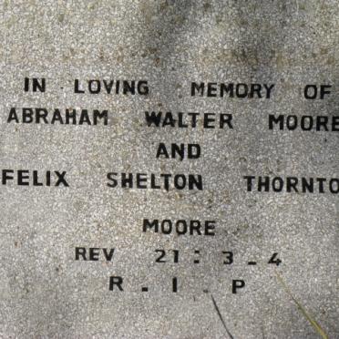 MOORE Abraham Walter :: MOORE Felix Shelton Thornton