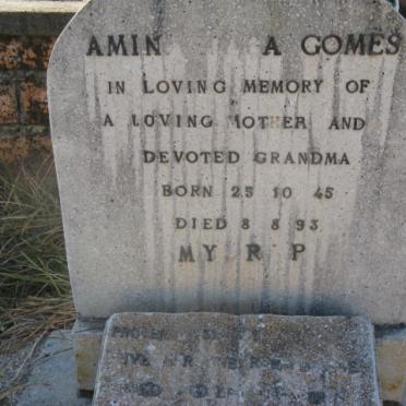 GOMES Amin? A? 1945-1993