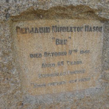 MASON Benjamin Middleton -1948