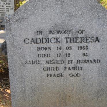 CADDICK Theresa 1963-1994