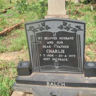 BALCH Charlie 1908-1979