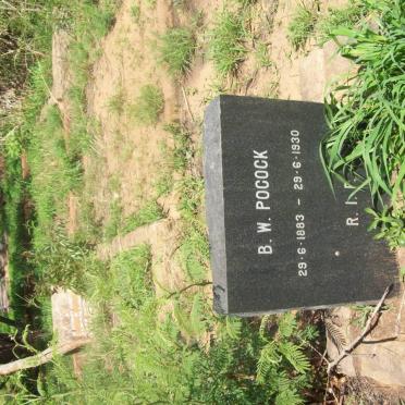 POCOCK B.W. 1883-1930