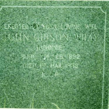 WRAY John Gibson 1892-1956