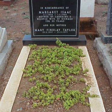 TAYLOR Mary Findlay 1889-1973 :: ISAAC Margaret 1920-199?