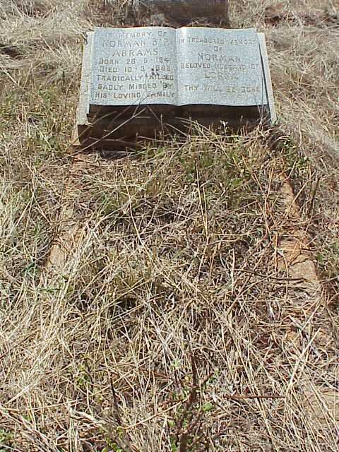 ABRAMS Norman B.P. 1841-1968