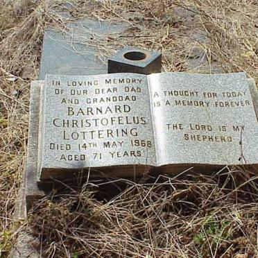 LOTTERING Barnard Christofelus -1968