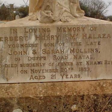 MULLINS Herbert Harry -1899