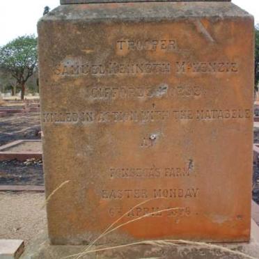 McKENZIE Samuel Kenneth -1896