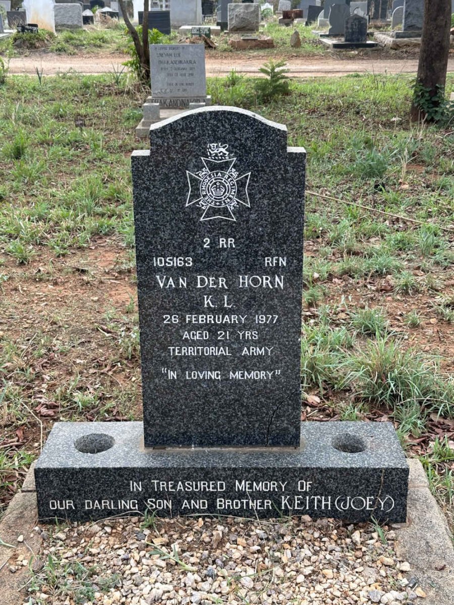 HORN K.L., van der -1977