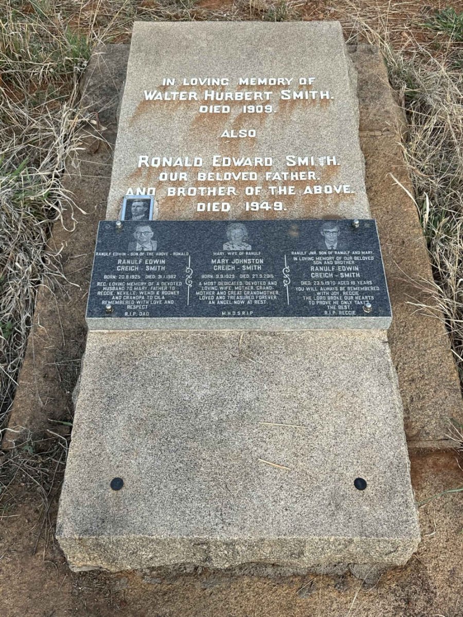 SMITH Walter Hurbert Smith -1909 :: SMITH Ronald Edward -1949