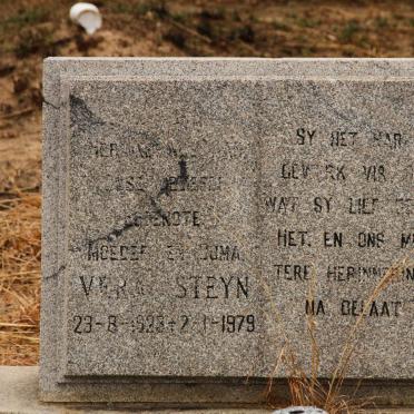 STEYN Vera 1923-1979