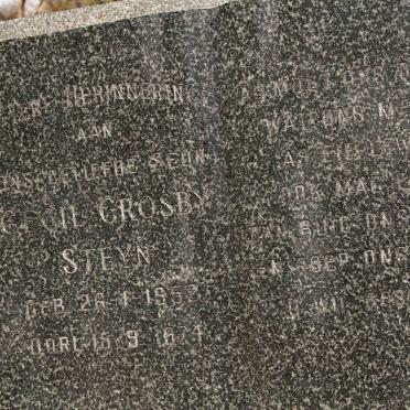 STEYN Cecil Crosby 1952-1974