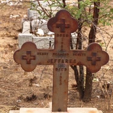 JEFFARES Henry Desmond Beatty 1908-1953