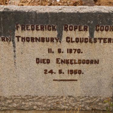 COOKE Frederick Roper 1870-1950