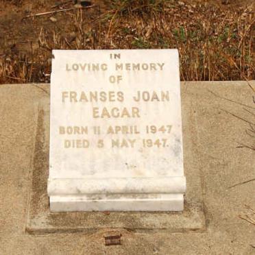 EAGER Franses Joan 1947-1947