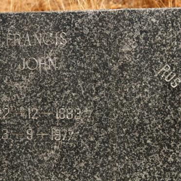 EAGER Francis John 1883-1977