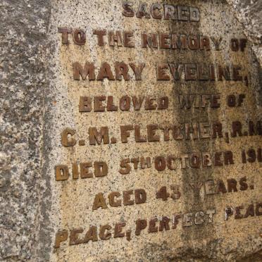 FLETCHER Mary Eveline -1918