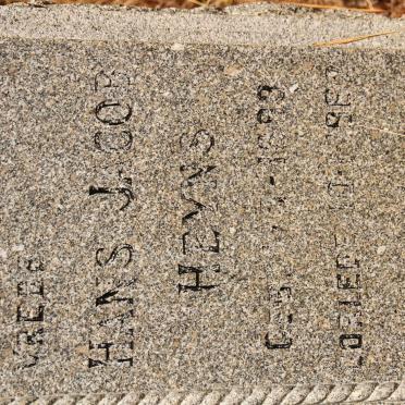 HEYNS Hans Jacob 1893-1962