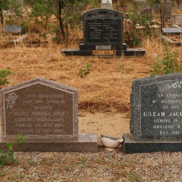 KRIEK Gileam Jacobus 1885-1974 &amp; Maria Adriana STEENKAMP 1895-1985