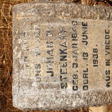 STEENKAMP Johan D. 1848-1938