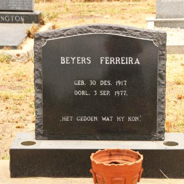 FERREIRA Beyers 1917-1977