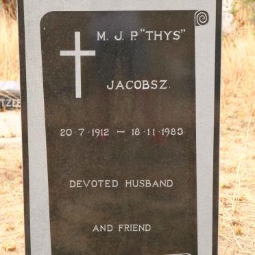 JACOBSZ M.J.P. 1912-1983