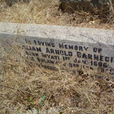 CARNEGIE William Arnold 1886-18??