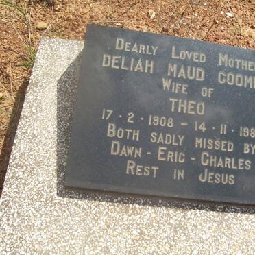 COOMER Deliah Maud 1908-1988