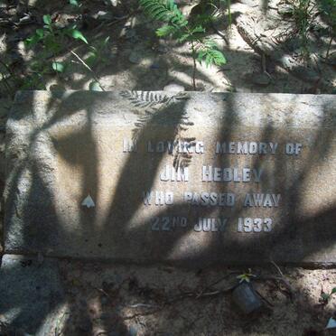 HEDLEY Jim -1933