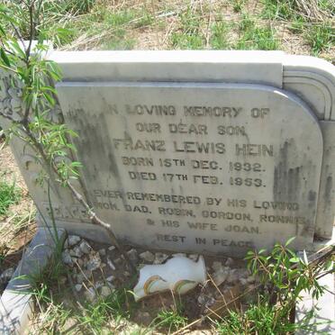 HEIN Franz Lewis 1932-1953