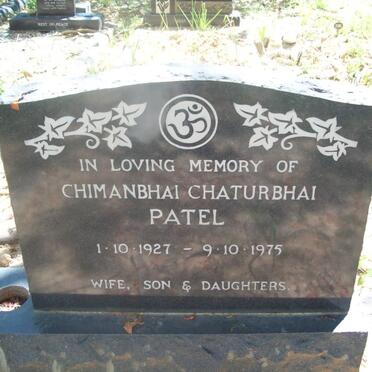 PATEL Chimanbhai Chaturbhai 1927-1975