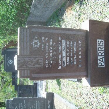 PARRIS Simon 1893-1954