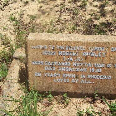 ROWLEY John Robert 18?9-1930