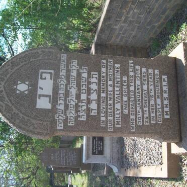 VALLENTINE Milly nee GREEN -1935