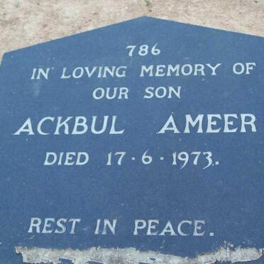 AMEER Ackbul-1973