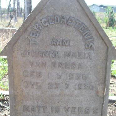 BREDA Johanna Maria, van 1936-1936