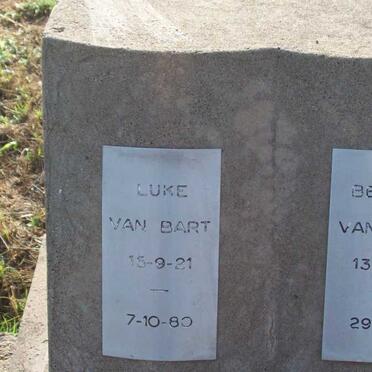 BART Luke, van 1921-1980 &amp; Bertha 1922-1991