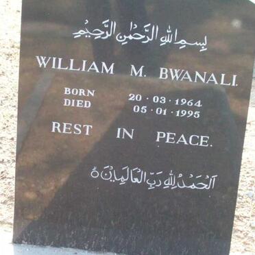 BWANALI William M. 1964-1995
