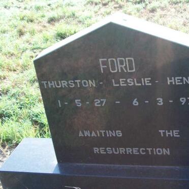 FORD Thurston Leslie Henry 1927-1997