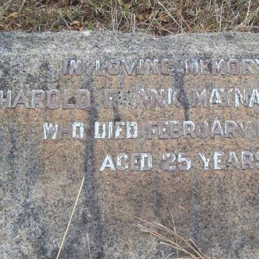 GENTLE Harold Frank, Maynard -1913