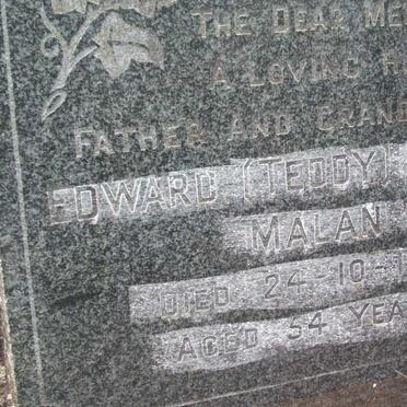 MALAN Edward Niland -1960