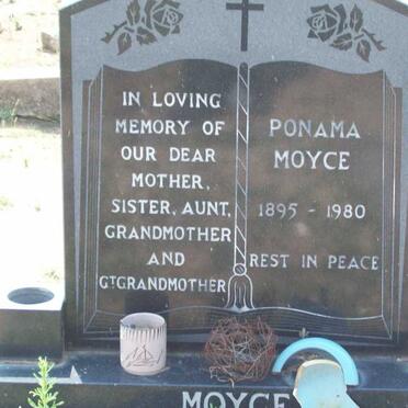 MOYCE Ponama 1895-1980