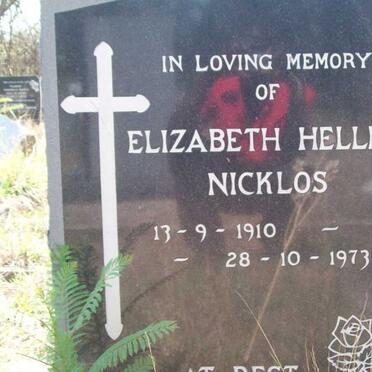 NICKLOS Elizabeth Hellen 1910-1973