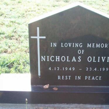 OLIVIER Nicholas 1949-1997
