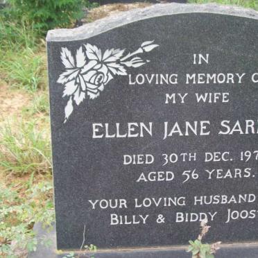 SARBUTT Ellen Jane -1972