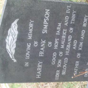 SIMPSON Harry Frank -1984