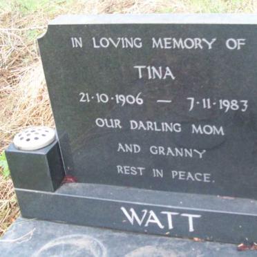 WATT Tina 1906-1983