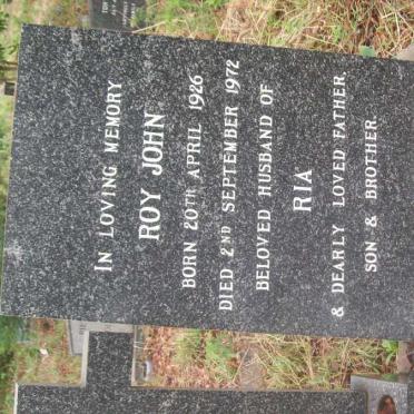 WATT Roy John 1926-1972